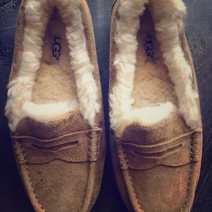 UGG fur-lined  moccasins